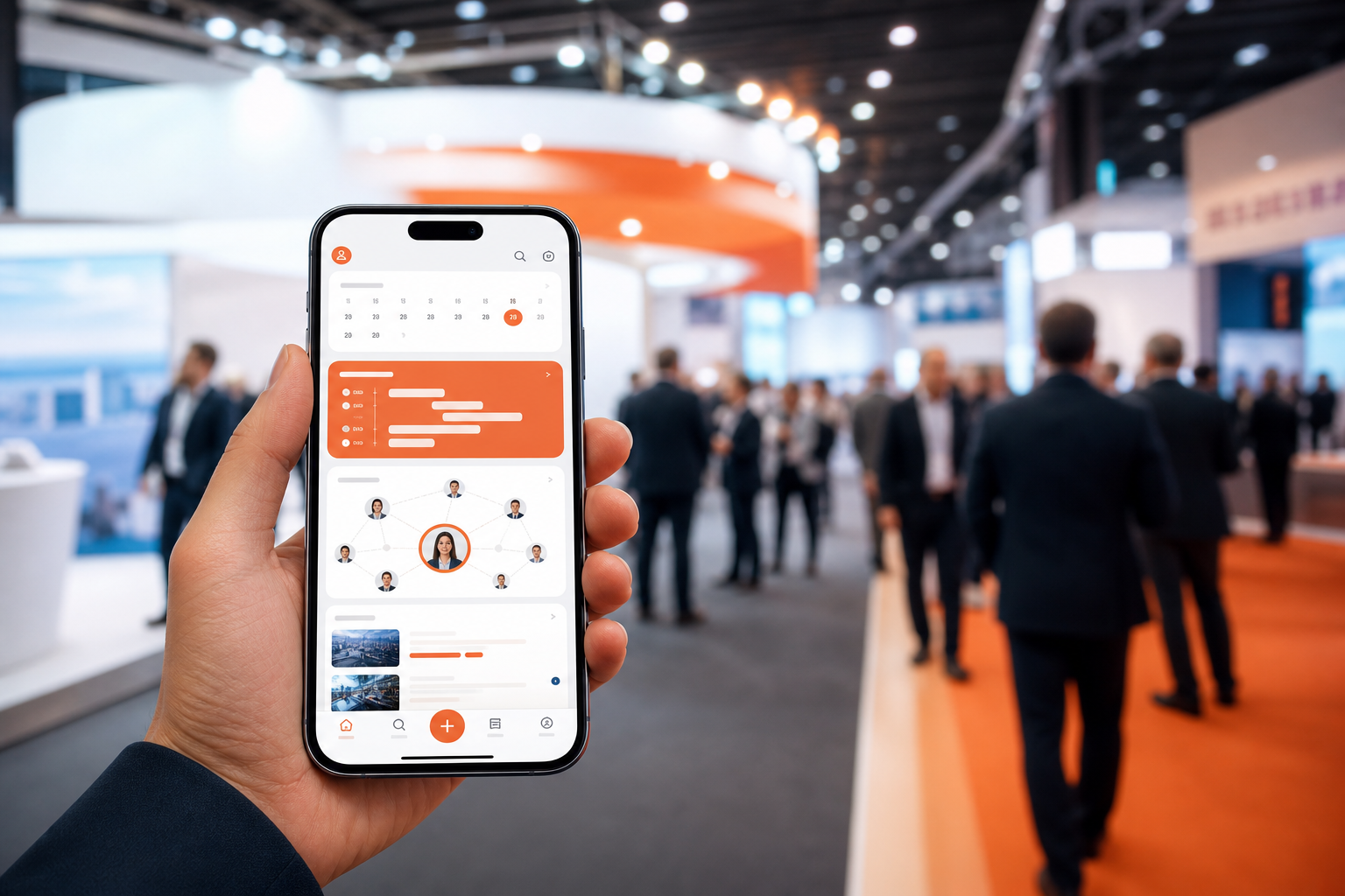 Eventnetzwerker App mit Messekalender und Netzwerk